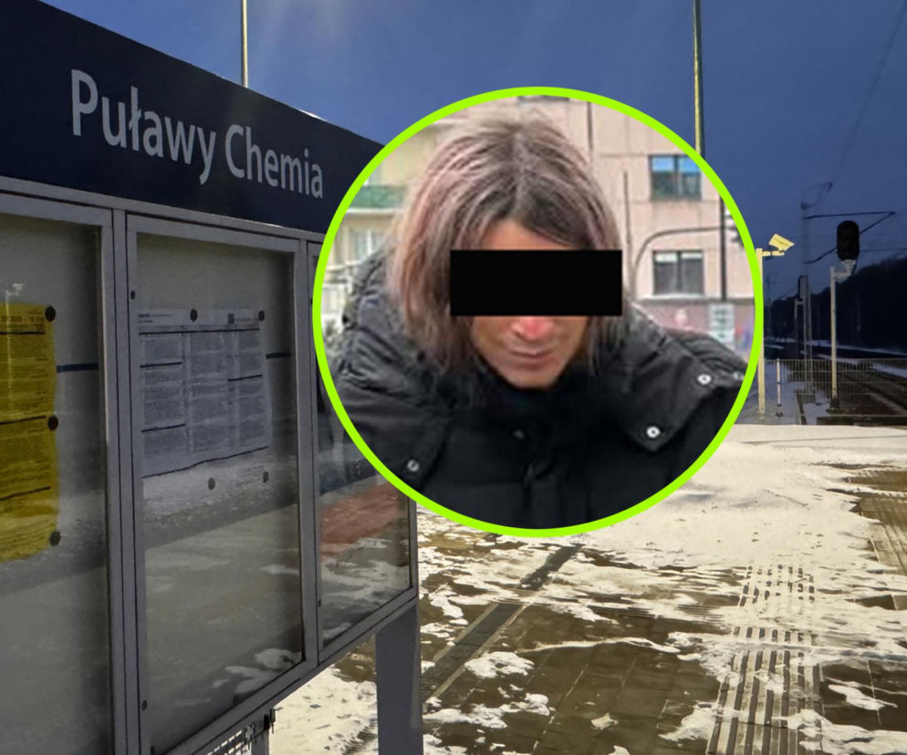 Zaciągnął hamulec w pociągu z paliwem. Służby zaniepokoiła zawartość jego plecaka