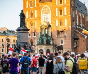 Kraków solidarny z Białorusią