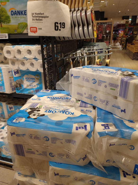 ceny produktów w marketach w Niemczech 