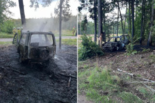 Tragiczny wypadek w Miłomłynie. Osobówka wypadła z drogi i uderzyła w drzewo. Nie żyje 36-letni kierowca