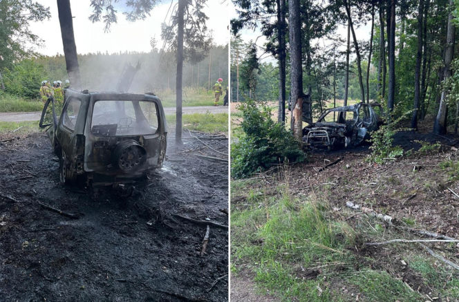 Tragiczny wypadek w Miłomłynie. Osobówka wypadła z drogi i uderzyła w drzewo. Nie żyje 36-letni kierowca