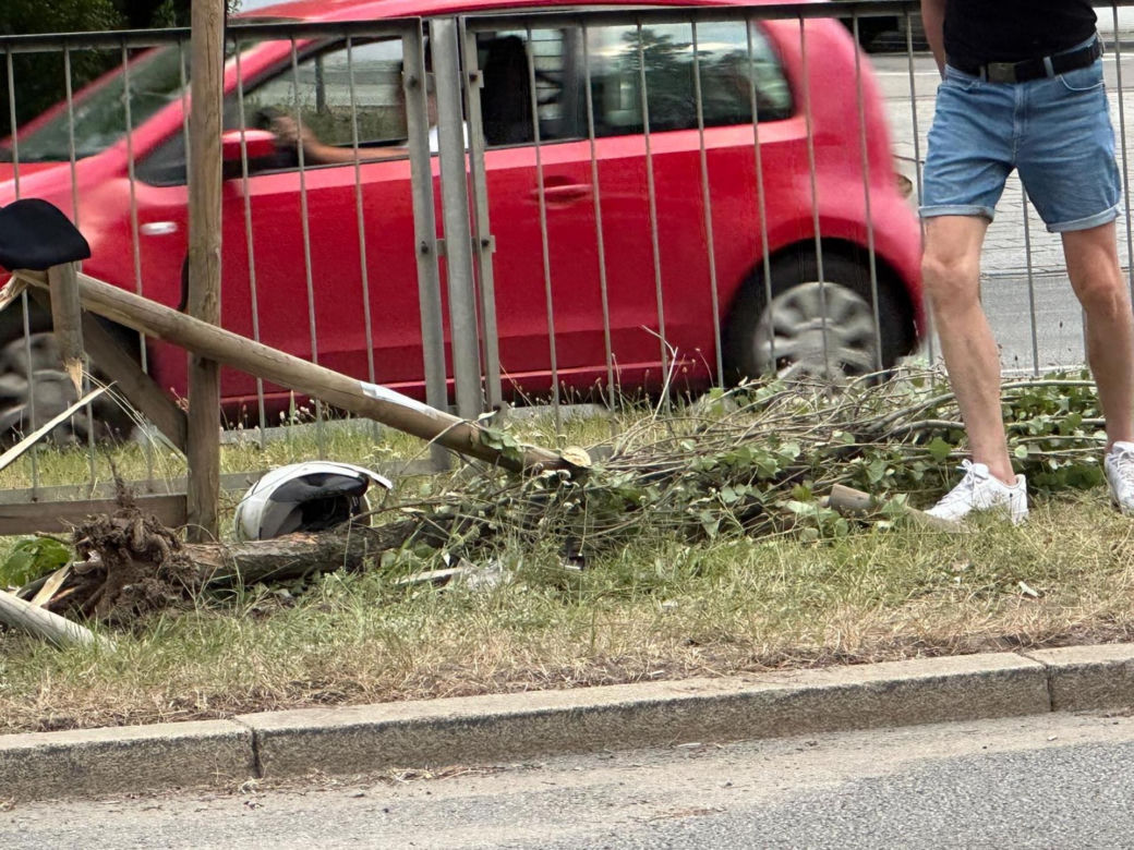 Wypadek w al. Solidarności 