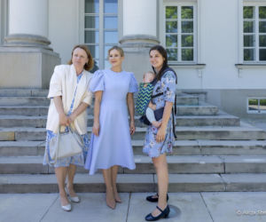 Marta Nawrocka podczas Dnia Matki