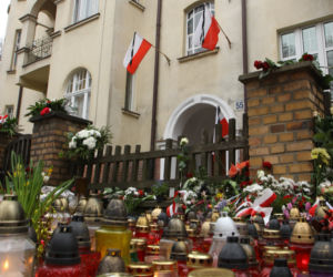 Cmentarz pod domem Kaczyńskich w Sopocie 