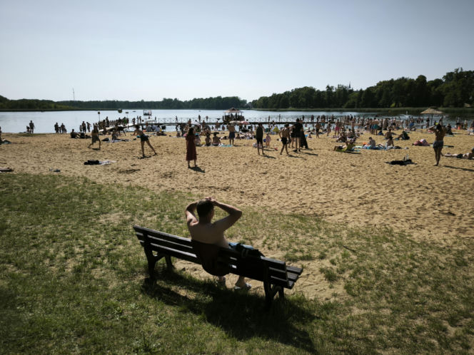 Plaża w Osiecznej lato