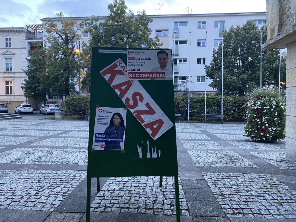 Plakaty wyborcze w Zielonej Górze. Zobaczcie jak wygląda nasze miasto! 