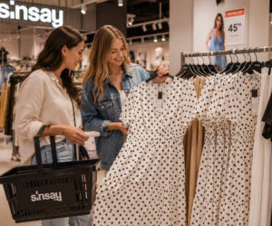 Ta sukienka w grochy z domieszką lnu z Sinsay bije na łeb podobne modele z innych sieciówek. Jest stylowa, wygodna i bardzo tania