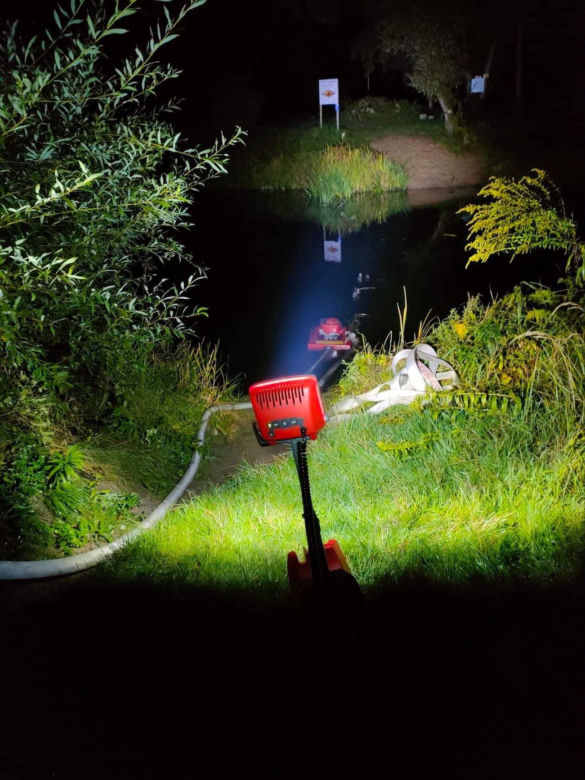 Nocny pożar domu w Janowie pod Międzyrzeczem