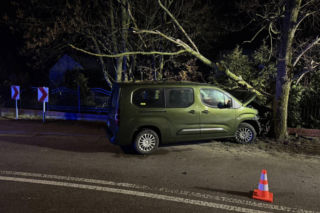 wypadek w Dąbrówce Stanach gmina Skórzec