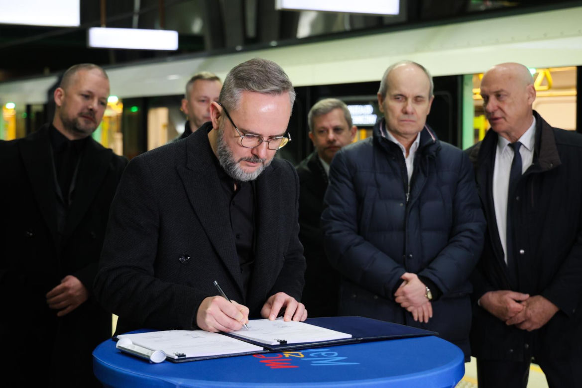 Projekt III linii metra w Warszawie - podpisanie umowy
