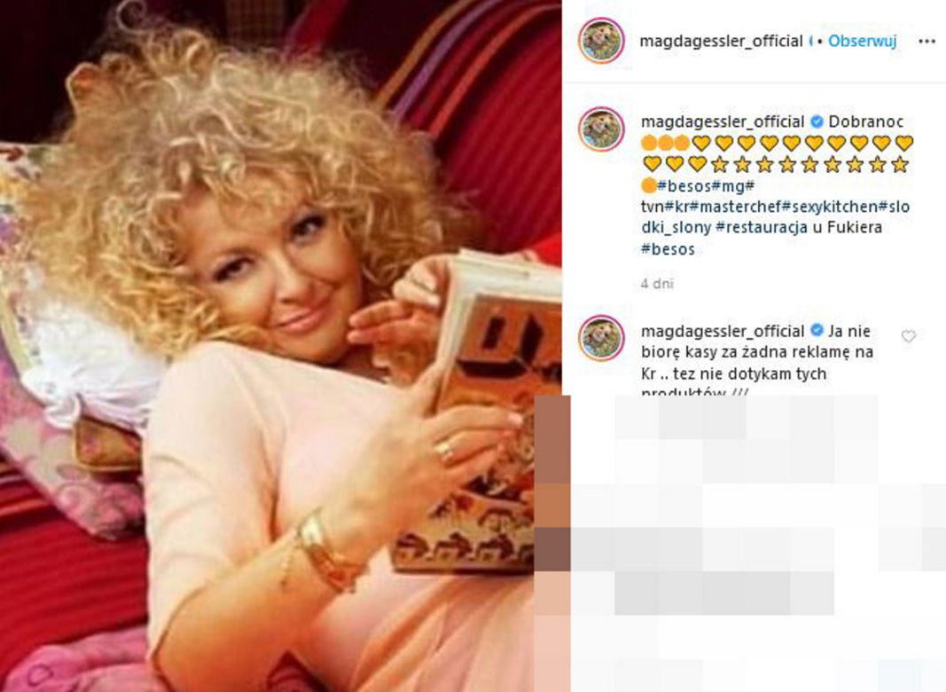 Magda Gessler spędzi święta samotnie
