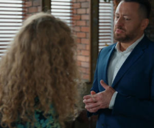 Barwy szczęścia, odcinek 3279. Barwy szczęścia, odcinek 3279. Żabcia (Hanna Klepacka), Wilk (Adam Szczyszczaj)