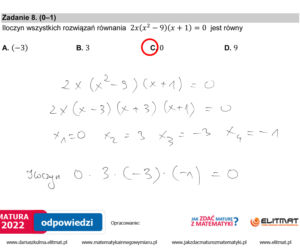  Matura 2022 matematyka. Odpowiedzi, pytania, arkusz CKE, zadania, rozwiązania [poziom podstawowy matematyka matura 5.05.2022]