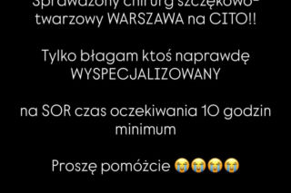 Honorata Skarbek i jej wpis na Instagramie