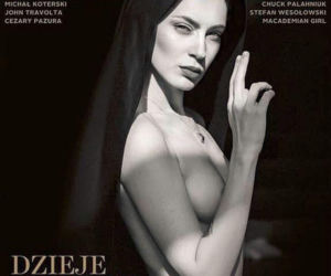 Małgorzata Krukowska w Dziejach grzechu w Playboyu. Okładka 10/2018