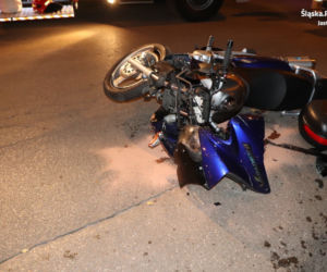 Jastrzębie-Zdrój: Motocyklista wjechał w samochód osobowy