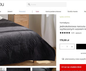 Ta narzuta na łóżko z Action to prawdziwy hit! W Home&You zapłacisz aż 100 złotych drożej