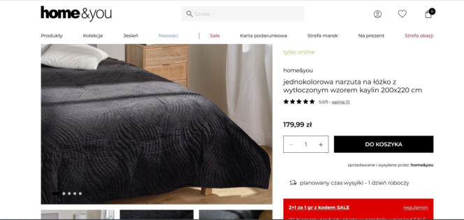 Ta narzuta na łóżko z Action to prawdziwy hit! W Home&You zapłacisz aż 100 złotych drożej