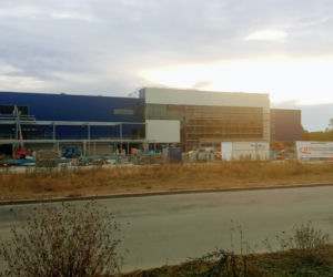Budowa sklepu IKEA w Szczecinie - sierpień 2020