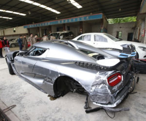 Koenigsegg Agera R rozbity w Chinach