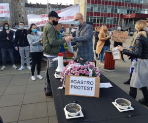 Zobaczcie jak przebiegał protest. 