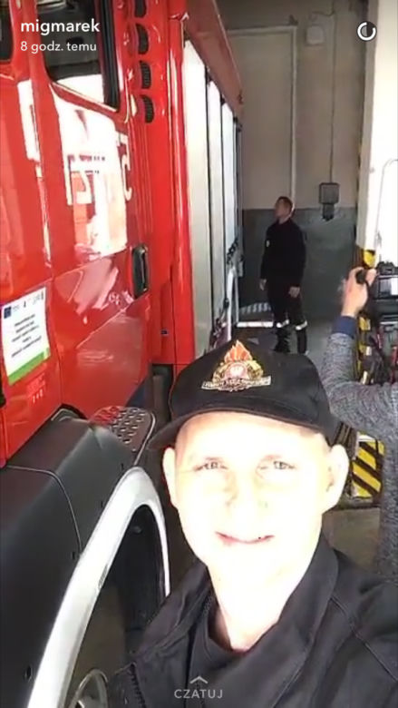 Migiem został strażakiem