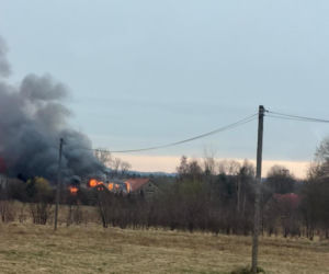 Ogromny pożar na Dolnym Śląsku. Znany zajazd stanął w ogniu