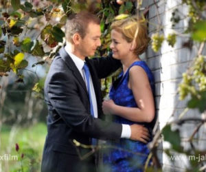 M jak miłość. Marta (Dominika Ostałowska), Andrzej (Krystian Wieczorek)