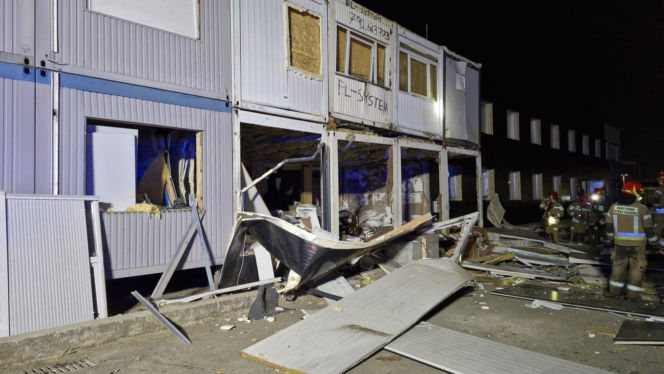 Na miejscu pracowało 7 zastępów straży pożarnej w tym Specjalistyczna Grupa Poszukiwawczo-Ratownicza Gdańsk