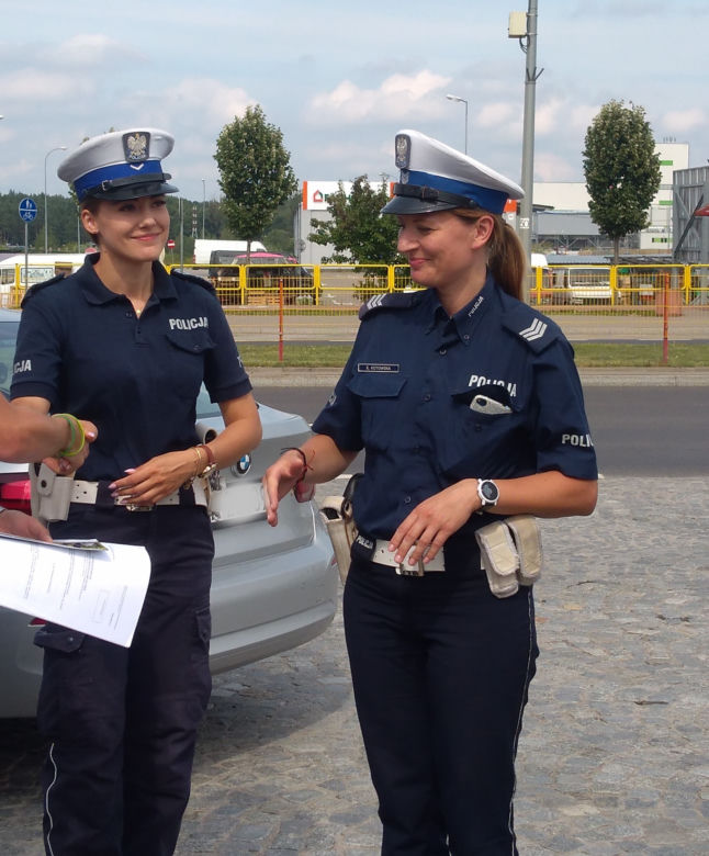 Policjantki z Komendy Miejskiej Policji w Białymstoku