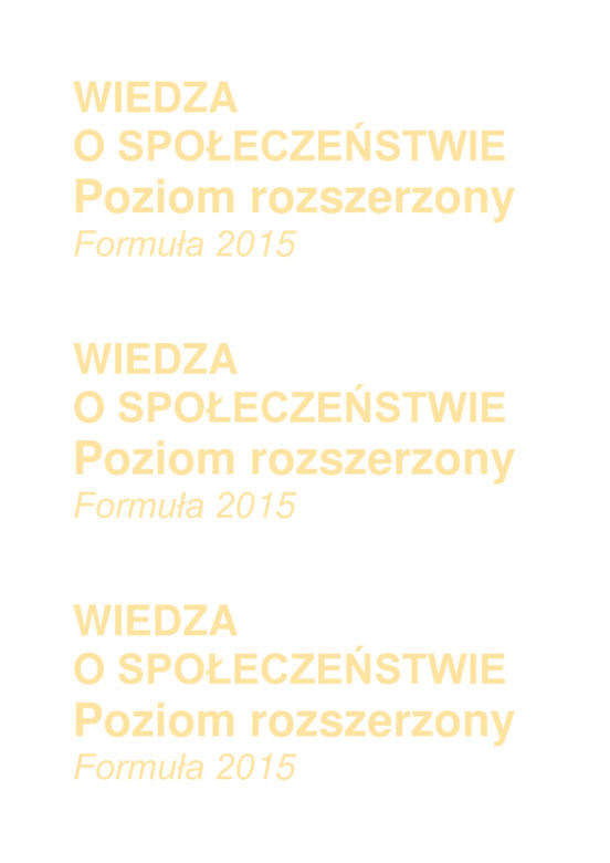 Matura WOS formuła 2015: arkusz CKE i odpowiedzi