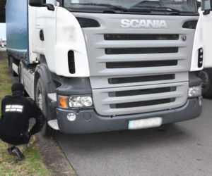 Scania z przerobionym numerem VIN zatrzymana na granicy