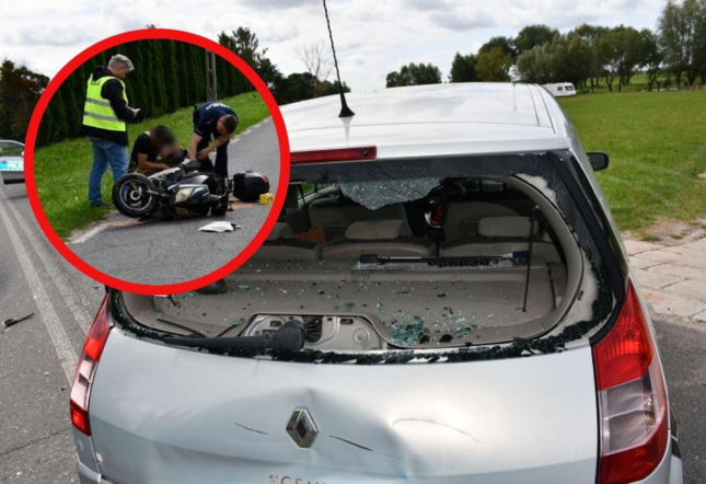 Groźny wypadek na Pomorzu! 18-latka nie ustąpiła pierwszeństwa, jedna osoba trafiła do szpitala
