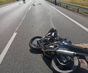 Wypadki motocyklowe na DK 10 w Woli i Wygodzie