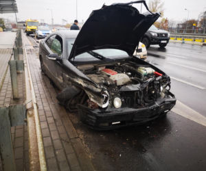 Wypadek na rondzie Maczka w Bydgoszczy [ZDJĘCIA] 