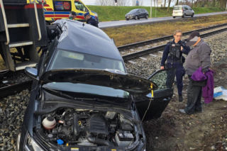 Polkowice. Wypadek na przejeździe kolejowym