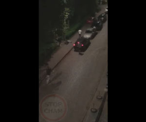 Wielka AWANTURA! Szarpanina, próba rozjechania ludzi i ucieczka