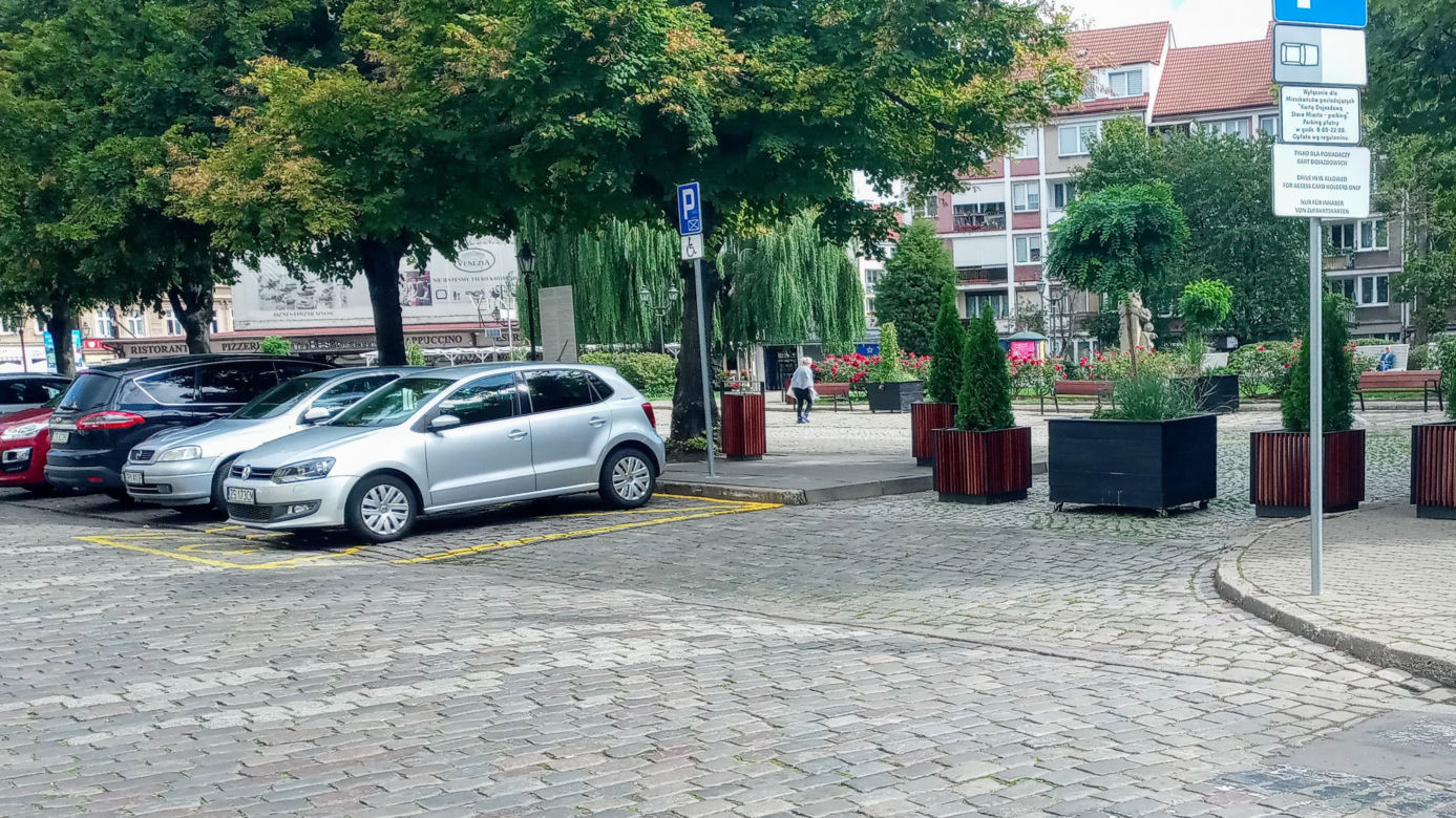 Plac Orła Białego w przeddzień rozpoczęcia przebudowy