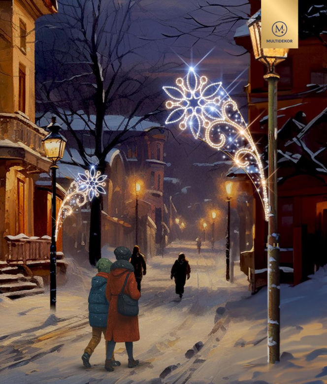 Nowe świąteczne iluminacje w Łomży