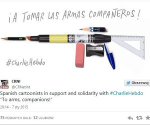  Atak terrorystyczny na Charlie Hebdo - rysunki satyryczne po ataku