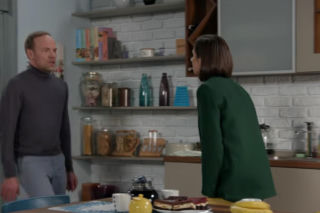 Pierwsza miłość odc. 4165. Janek Stańczuk (Maciej Mikołajczyk), Kinga (Aleksandra Zienkiewicz)