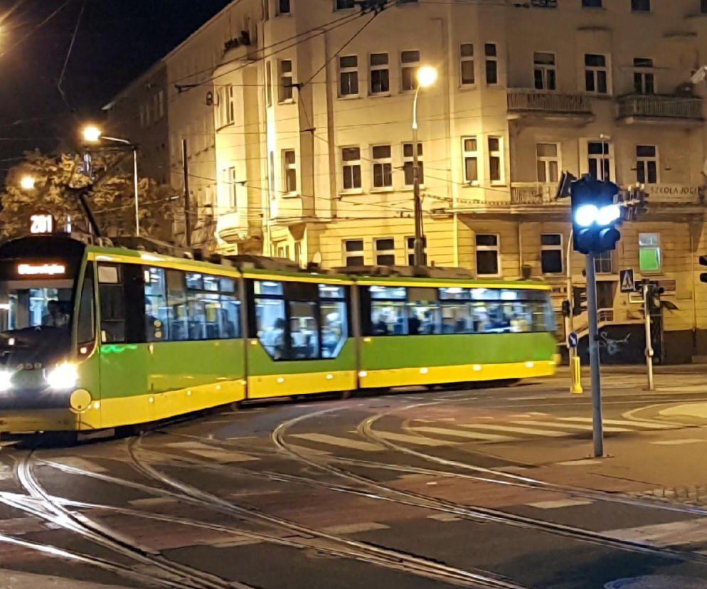 Nocny tramwaj linii 201