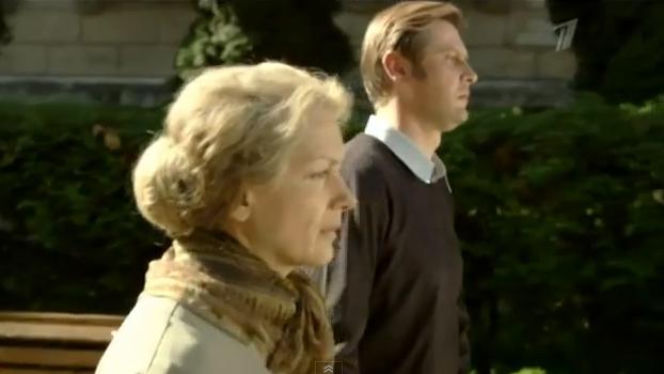 ANNA GERMAN odc. 10. Zbigniew Tucholski (Szymon Sędrowski), Irma Martens-Berner (Maria Poroszyna)
