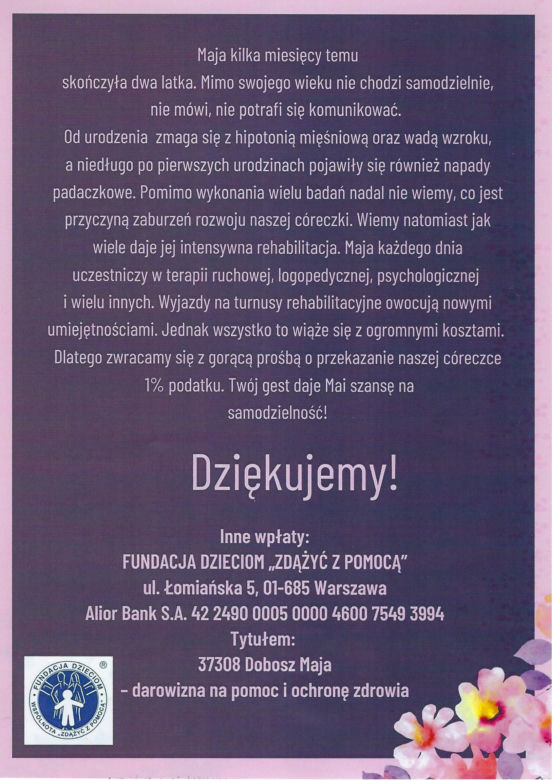 Więziennicy z Tarnowa pomogli ciężko chorej dziewczynce. Wzruszający gest