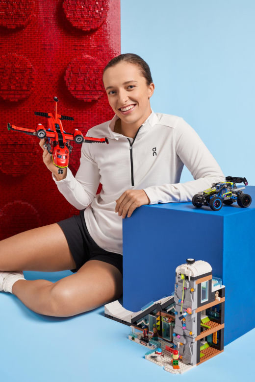 Iga Świątek została ambasadorką LEGO w Polsce