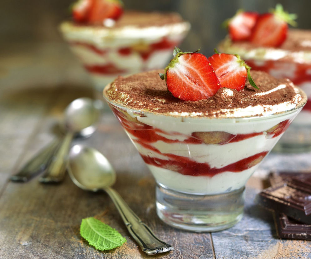 Tiramisu z truskawkami