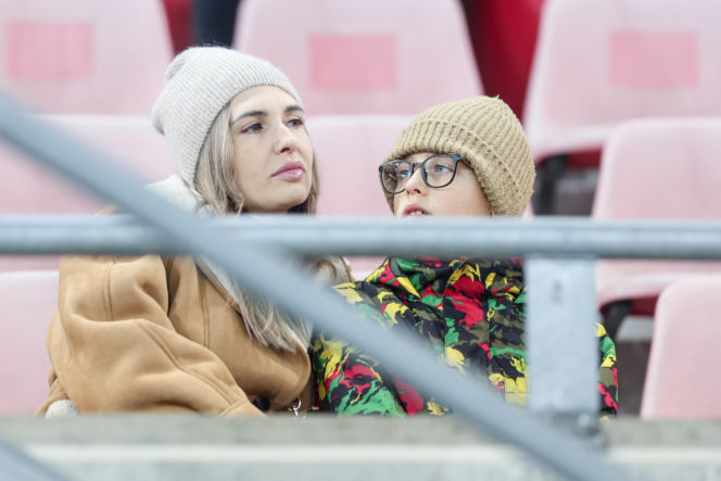 Kibice na meczu Piast Gliwice - Legia Warszawa