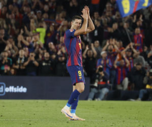 Pożegnanie Lewandowskiego na Camp Nou
