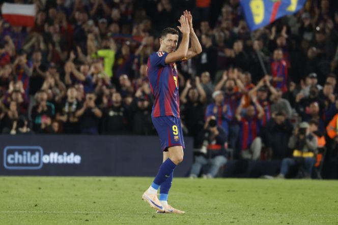 Pożegnanie Lewandowskiego na Camp Nou