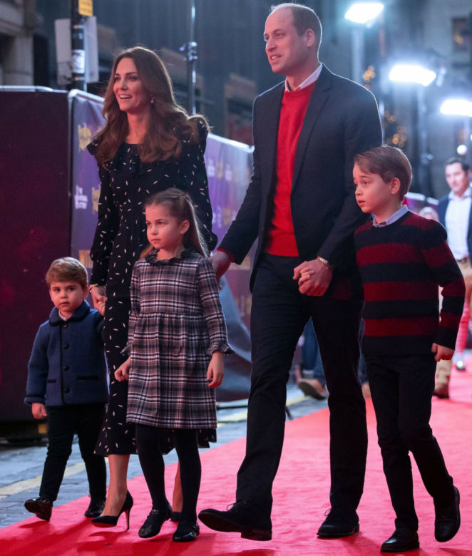 Kate Middleton i książę William z dziećmi